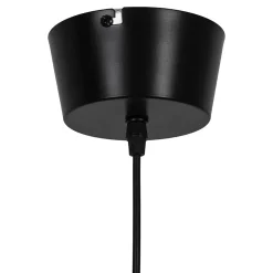 Suspension en métal noir E27 25W Ø48cm GoodHome Ouzel