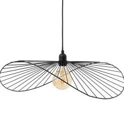 Suspension en métal noir 58x57cm