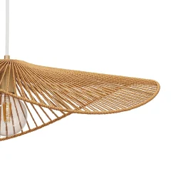 Suspension en papier de corde 75 cm - Mada