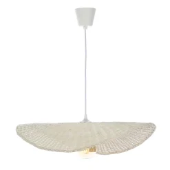 Suspension en rotin Padang E27 IP20 Lussiol ⌀58cm