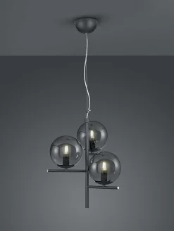 Suspension en verre et métal Pure