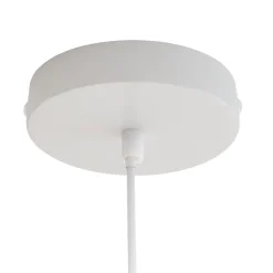 Suspension en verre et métal blanc Ø26 cm E27 25 W Jumell Boli