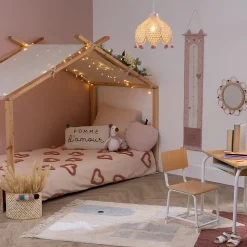 Suspension enfant - bambou et métal - H22 cm - Atmosphera