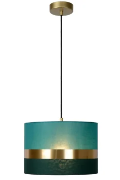 Suspension EXTRAVAGANZA TUSSE en lin avec 1xE27 - Vert - Lucide