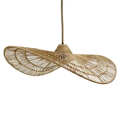 Suspension extérieure Enna Lumisky L.52,5 x l.62,5 E27 IP64 rotin