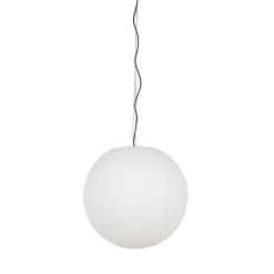 Suspension extérieure moderne blanche 56 cm IP65 - Nura
