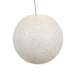Suspension extérieure moderne grise 77 cm IP65 - Nura
