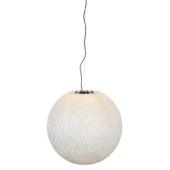 Suspension extérieure moderne grise 77 cm IP65 - Nura