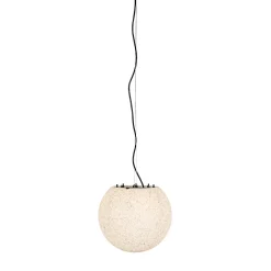 Suspension extérieure moderne grise 35 cm IP65 - Nura
