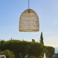 Suspension extérieure PAULO CABLE (Abat jour + CABLE E27 5 m) - diamètre 40 x H 45 cm - LUMISKY