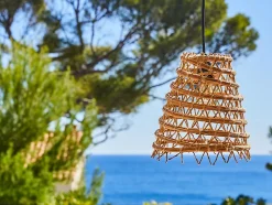 Suspension extérieure ZAKARI CABLE (Abat-jour + CABLE E27 5 m) - diamètre 22 x H 24 cm - LUMISKY