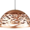 Suspension Extérieur/Intérieur à Découpes Laser (Diamètre 50 cm - Cuivre)
