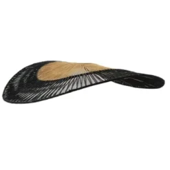 Suspension fibre noir E27 42W Ø60cm Eglo, Bogarra