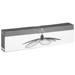 Suspension Fleur - métal - noir - D57 cm - Atmosphera