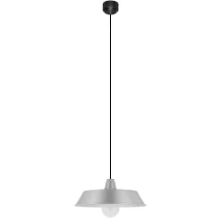 Suspension Gammuse Galva GoodHome gris IP20 E27