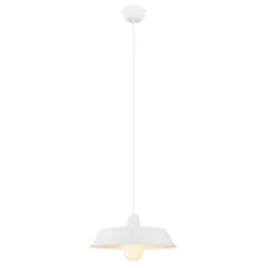 Suspension Gammuse GoodHome blanc IP20 E27