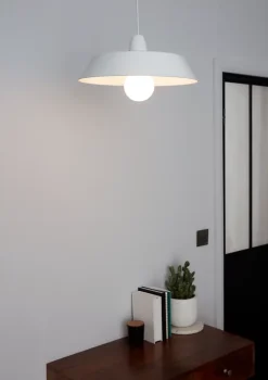 Suspension Gammuse GoodHome blanc IP20 E27