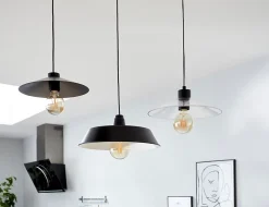 Suspension Gammuse GoodHome noir 60W IP20 E27