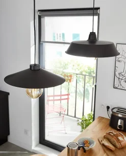 Suspension Gammuse GoodHome noir 60W IP20 E27