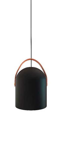 Suspension Hayott noir E27 15W IP20 Ø25 x H. 120 cm
