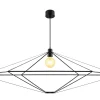 Suspension Heyka E27 IP20 noir 120 cm