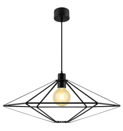 Suspension Heyka GoodHome E27 noir 760lm