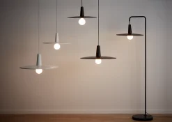 Suspension Hibonit E27 IP20 noir 45cm