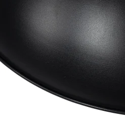 Suspension industrielle noire avec or 2 lumières - Magnax