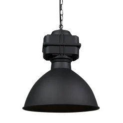 Suspension industrielle petite noire mate - Sicko