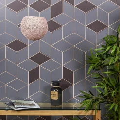 SUSPENSION INTERIEUR ROSE 20CM M6