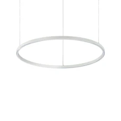Suspension intégrée décorative ronde blanche, 4000K, 35W