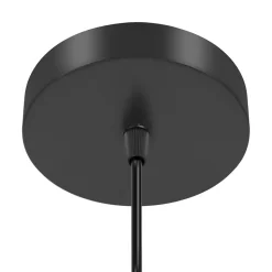 Suspension Ipsoot LED intégrée 600lm 9W IP44 Ø12cm blanc neutre GoodHome argent