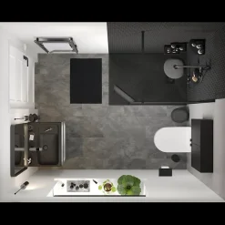 Suspension Ipsoot LED intégrée 600lm 9W IP44 Ø12cm blanc neutre GoodHome argent