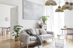 Suspension Ishan Seynave l.26x H.18 cm doré