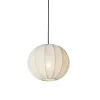 Suspension Japandi en soie blanche 30 cm - Plu