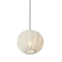 Suspension Japandi en soie blanche 30 cm - Plu