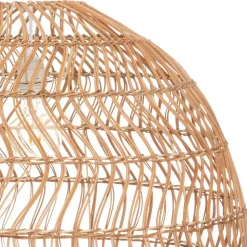 Suspension Joy - rotin et métal - D58 cm - Atmosphera