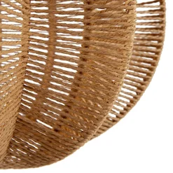 Suspension Kairi en papier tissé, diamètre 42 cm