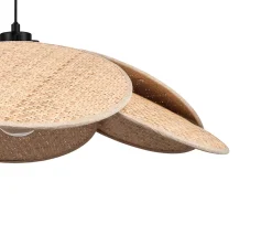 Suspension Kenya E27 15W ⌀70xH.100cm noir GoodHome