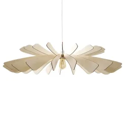 Suspension Led bois 80 cm - Atelier Loupiote - Aurora