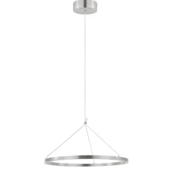 Suspension LED intégrée variable Taphao 2350lm 40W IP20 GoodHome argent