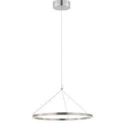 Suspension LED intégrée variable Taphao 2350lm 40W IP20 GoodHome argent