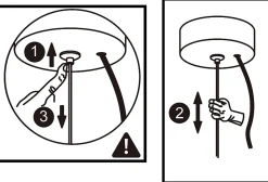 Suspension LED intégrée variable Pegmati 2400lm 3 9W IP20 GoodHome argent