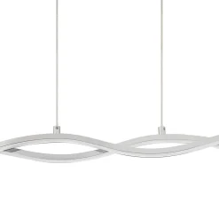 Suspension LED intégréevariable LED intégrée Alani 1850lm 24W IP20 GoodHome argent