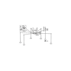 Suspension LED Isabella 48W 3000K Dimmable d 350 cm Aluminium satiné - Variateur intelligent intégré