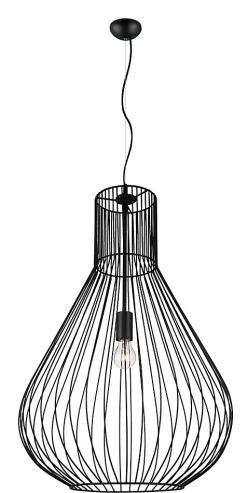 Suspension Leptyni GoodHome E27 noir