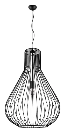 Suspension Leptyni GoodHome E27 noir