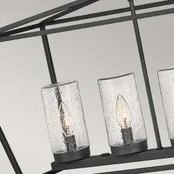 Suspension linéaire extérieure Alford Place 6 lumières