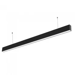 Suspension Linéaire LED 120cm 40W Interconnectable NOIR - SILAMP