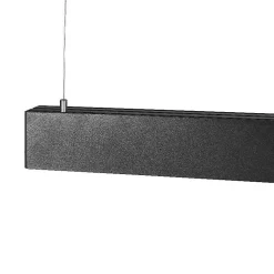 Suspension Linéaire LED 120cm 40W Interconnectable NOIR - SILAMP